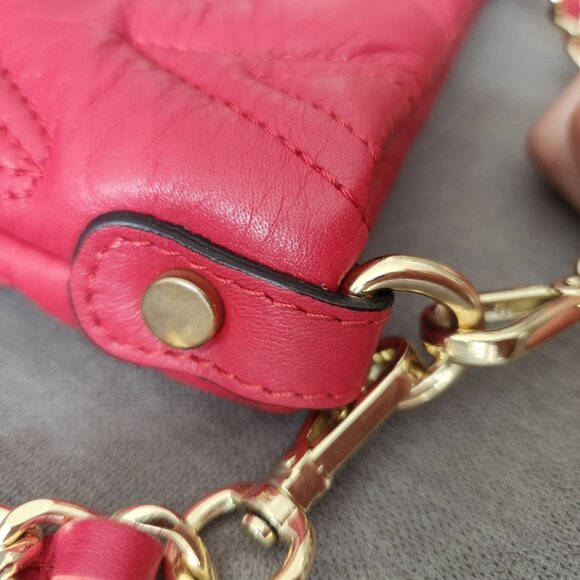 RED Valentino, satchel bag, Red Chevron quilting - Picture 12 of 16